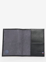 Étui Passeport Madras Cuir Etrier Bleu madras EMAD025-vue-porte