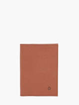 Étui Passeport Madras Cuir Etrier Marron madras EMAD025