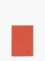 Étui Passeport Madras Cuir Etrier Orange madras EMAD025