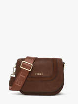 Sac Bandouli�re S Lasso Cuir Etrier Marron lasso ELAS152S