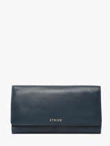 Portefeuille L Tradition Cuir Etrier Bleu tradition ETRA095L