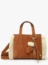 Mini Cabas Alpin Cuir Etrier Marron alpin EALP140S