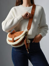 Shoulder Bag Alpin Leather Etrier Brown alpin EALP050S-vue-porte