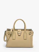 Satchel S Equestre Leather Etrier Beige equestre EEQT142S