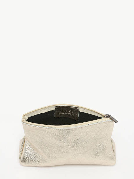 Pouch Leather Etincelle Irisée Etrier Gold etincelle irisee EETI853 other view 1