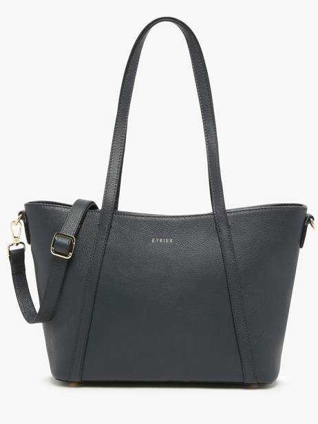 Sac PortÃ© Ã©paule S Tradition Cuir Etrier Bleu tradition ETRA060S