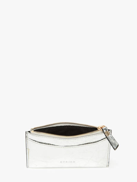 Card Holder Altair Leather Etrier Silver altair EALA094M other view 1