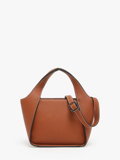 Sac Bandoulière S Foudre Cuir Etrier Marron foudre EFOD107S vue secondaire 4