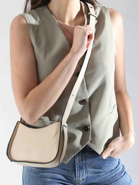 Sac BandouliÃ¨re Foudre Cuir Etrier Beige foudre EFOD089S vue secondaire 1