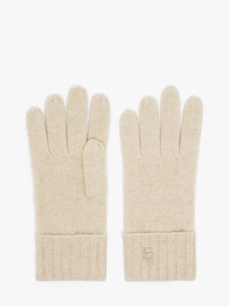 Gants Cachemire Vercors Etrier Beige vercors EVER429U